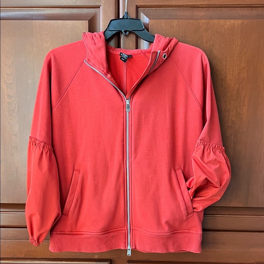 Athleta Red/Cinnamon Zip Up Sweatshirts